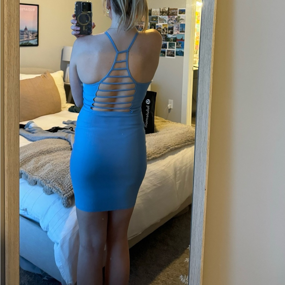 Blue dress